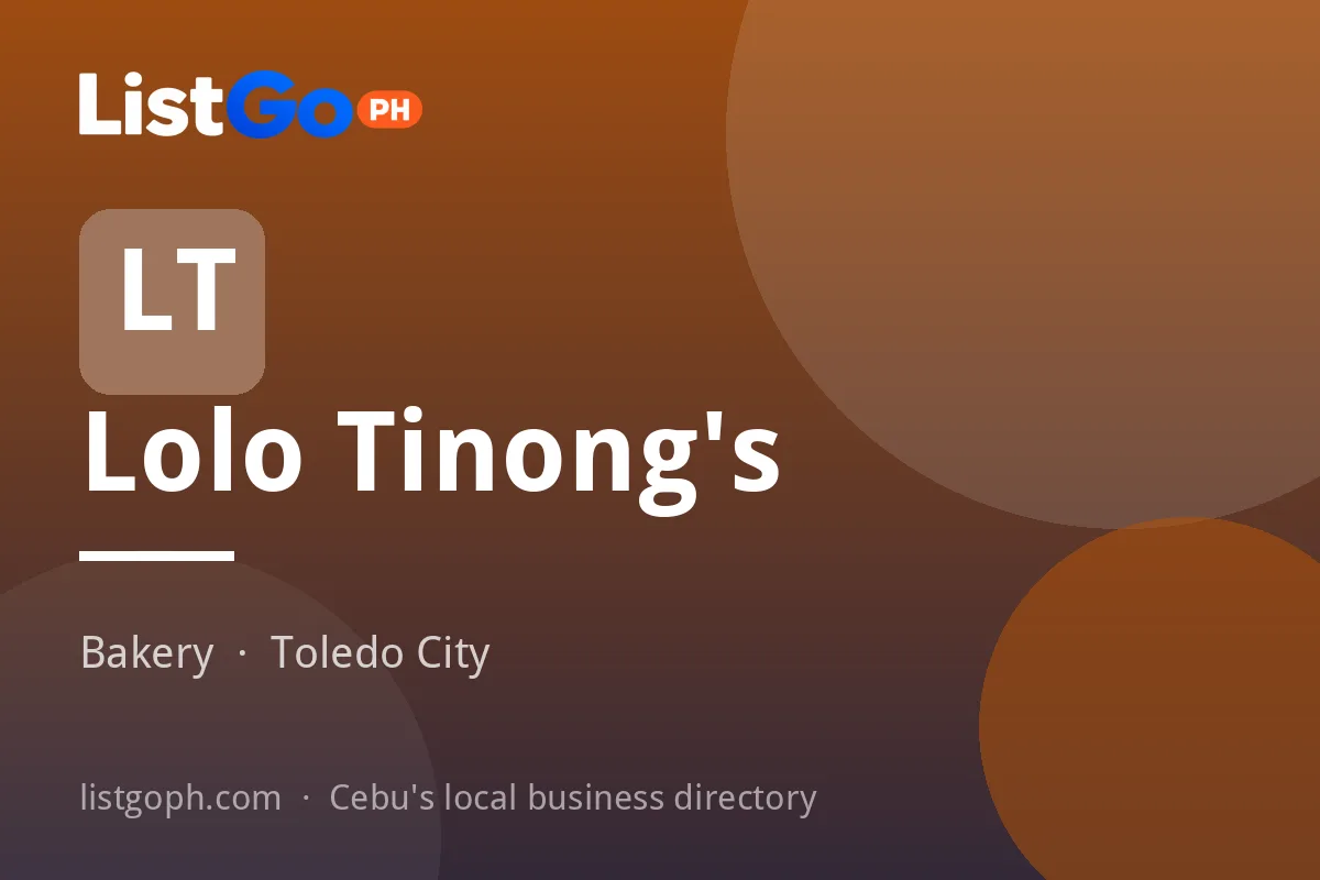 Lolo Tinong's