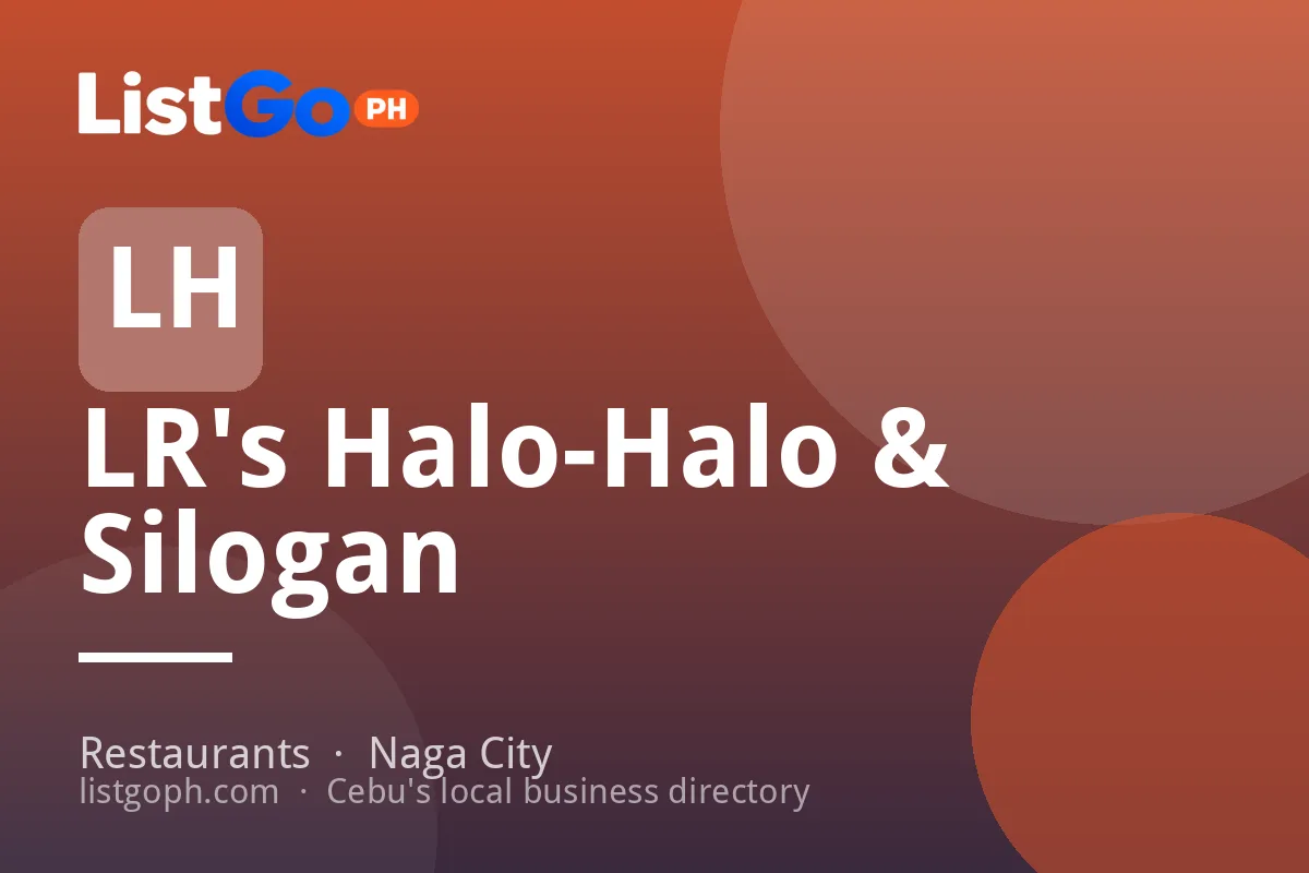 LR's Halo-Halo & Silogan