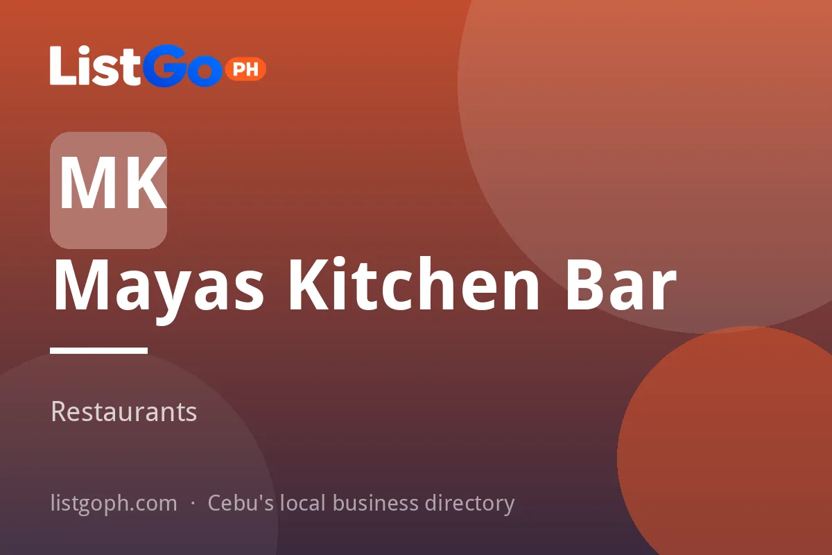 Mayas Kitchen Bar