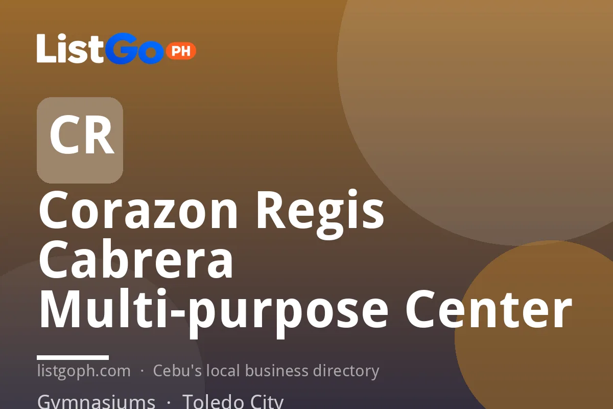 Corazon Regis Cabrera Multi-purpose Center