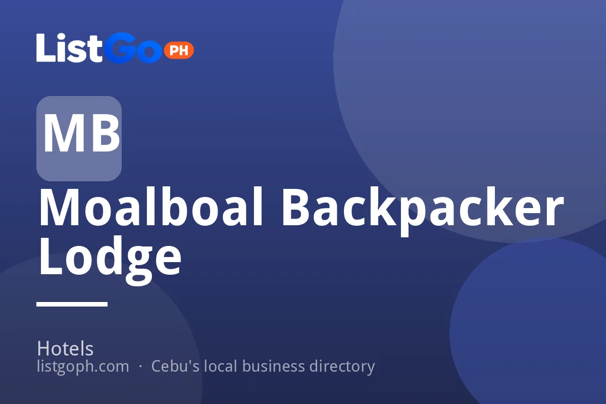 Moalboal Backpacker Lodge