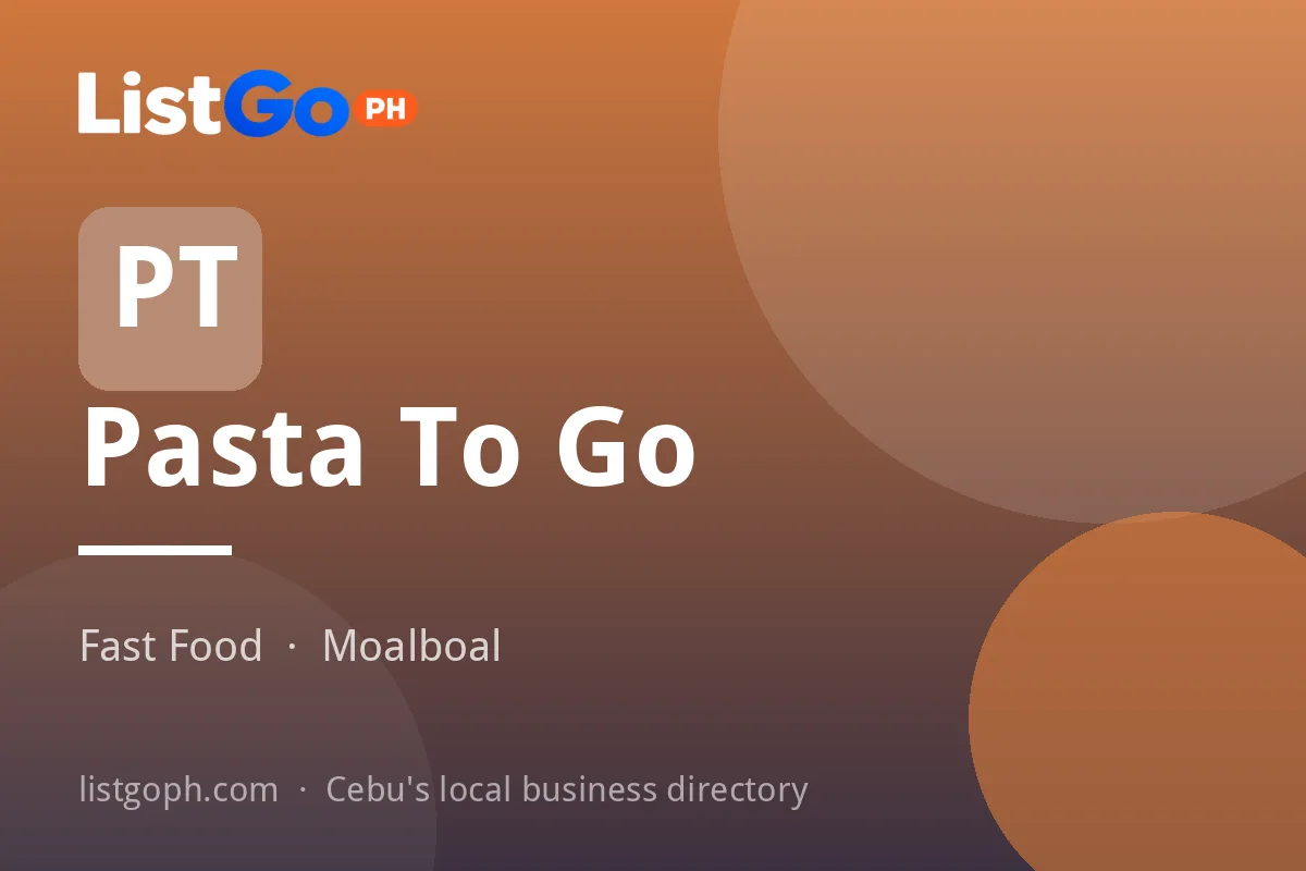 Pasta To Go