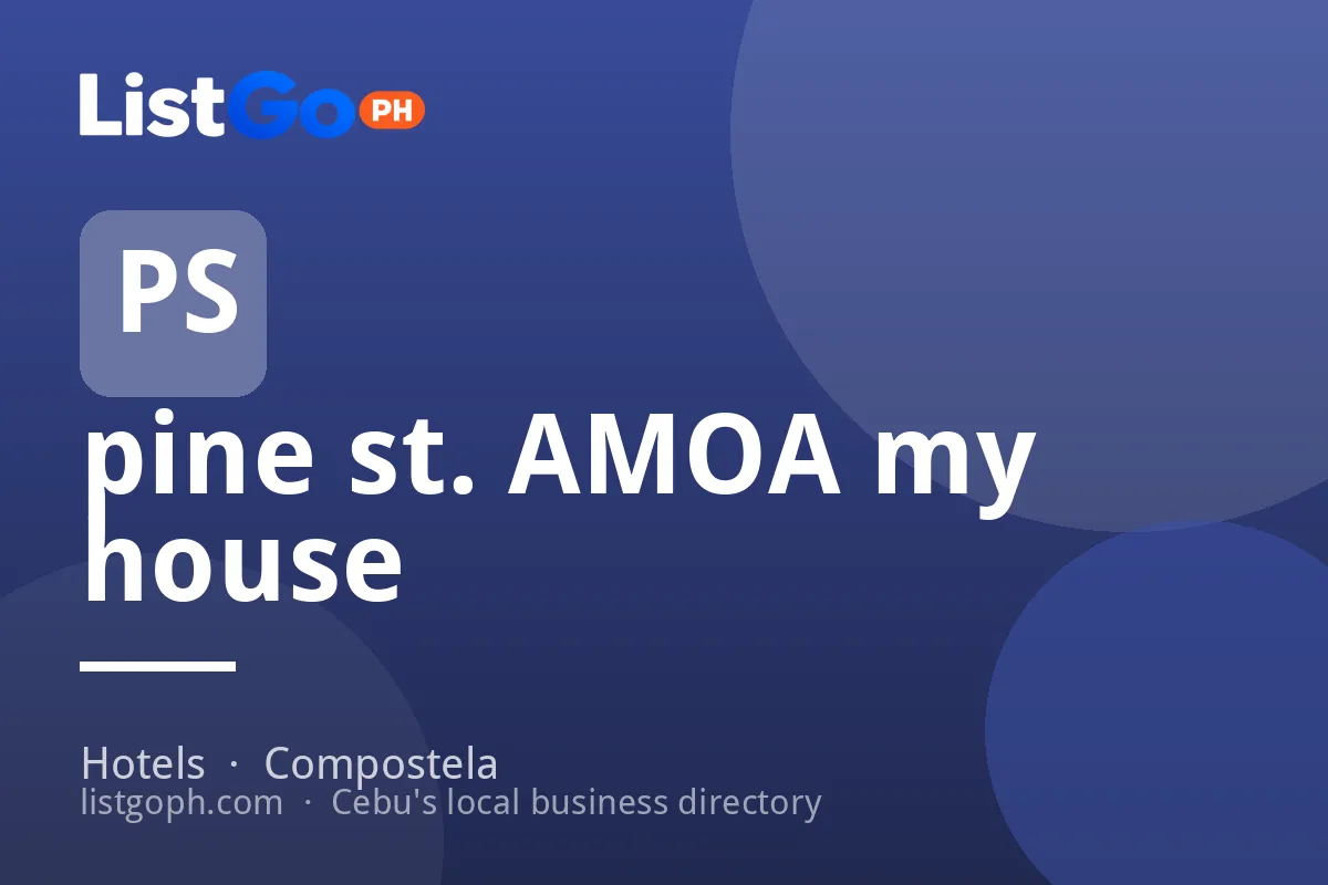 pine st. AMOA my house