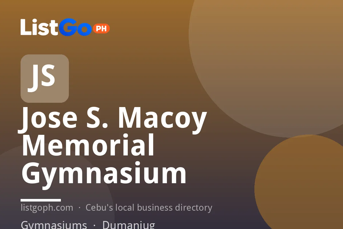 Jose S. Macoy Memorial Gymnasium