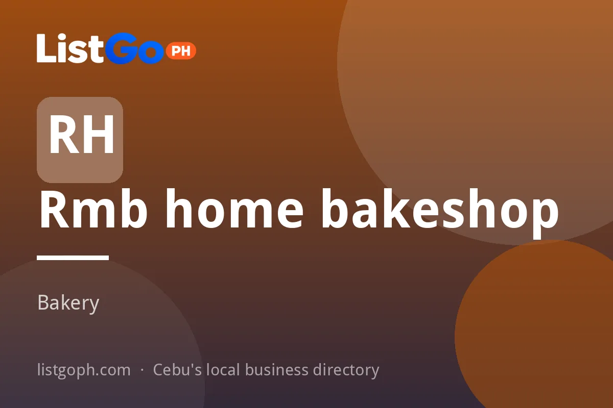 Rmb home bakeshop