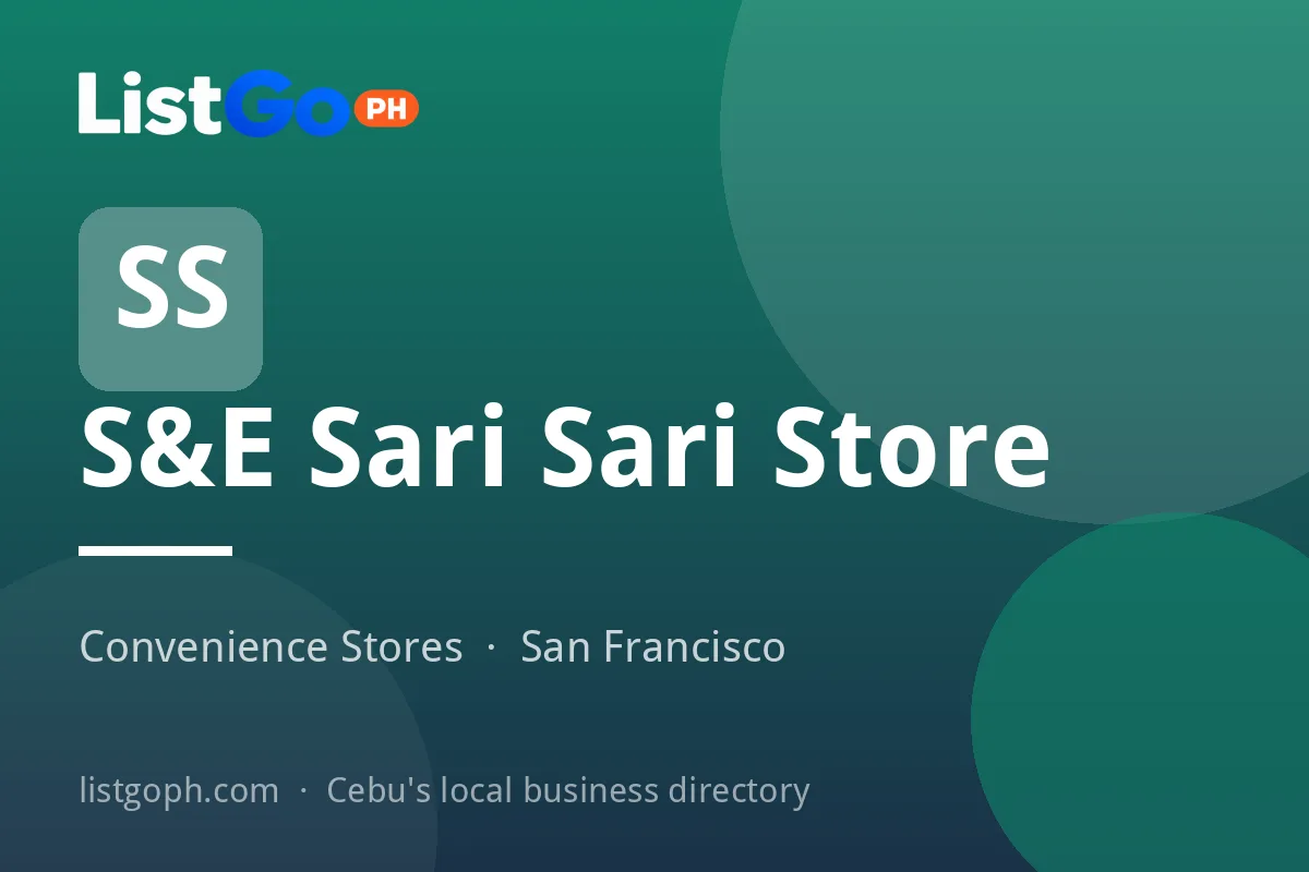 S&E Sari Sari Store