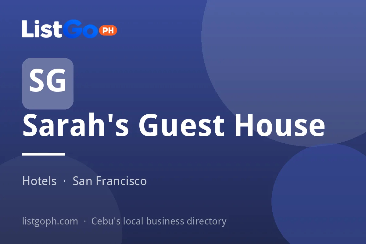 Sarah's Guest House