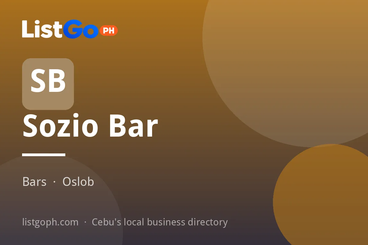 Sozio Bar