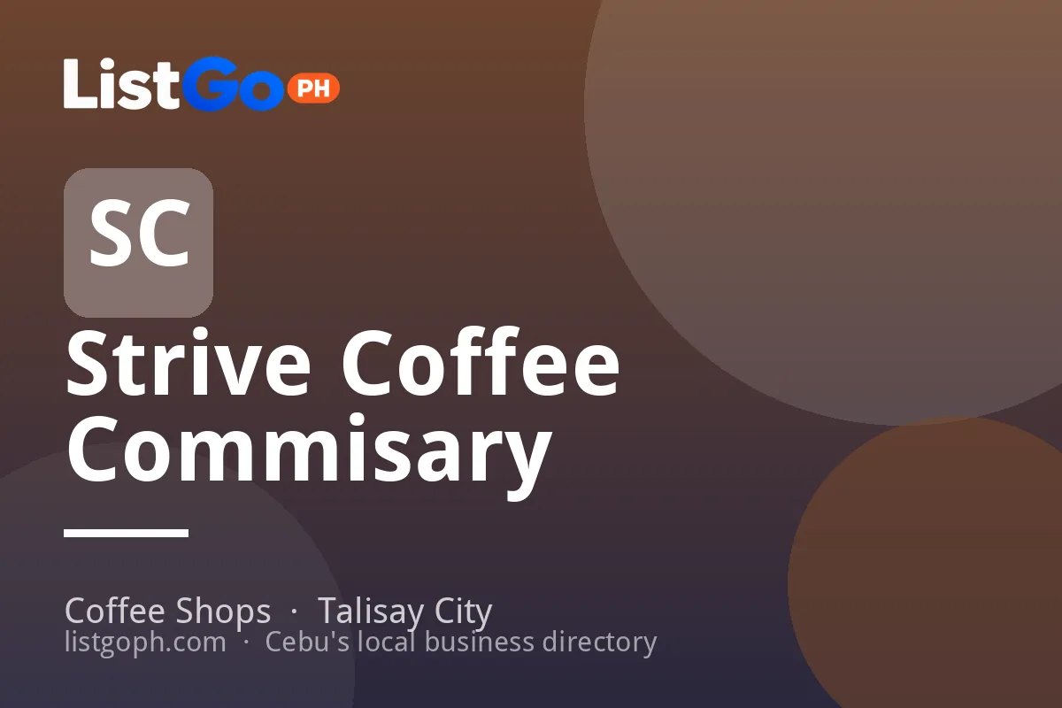 Strive Coffee Commisary