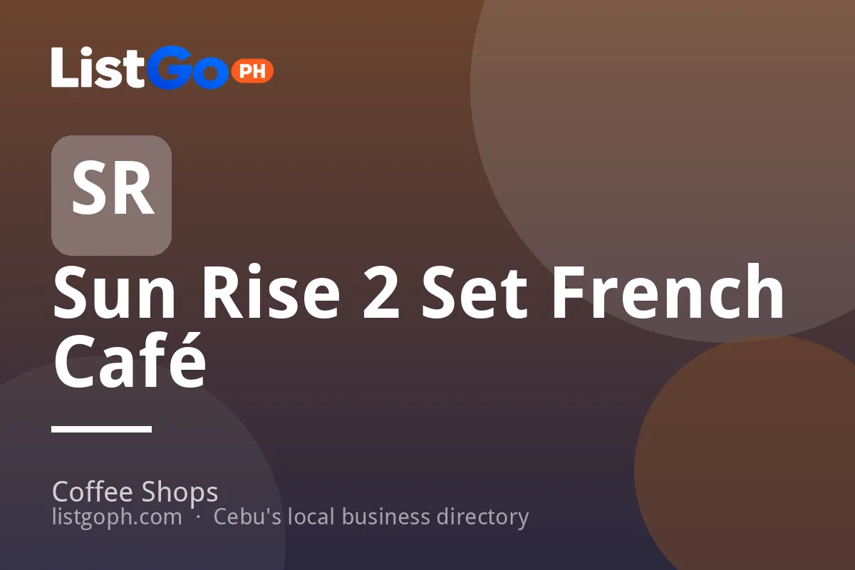 Sun Rise 2 Set French Café