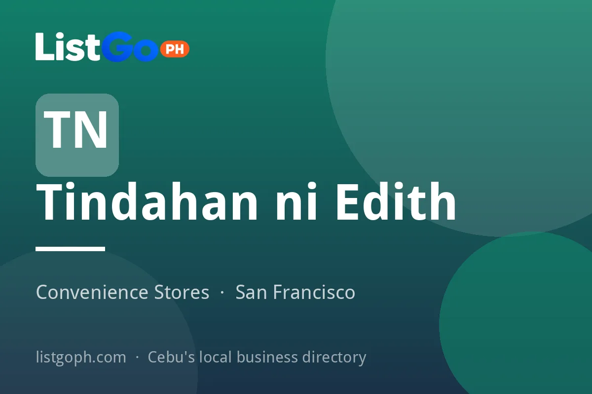Tindahan ni Edith