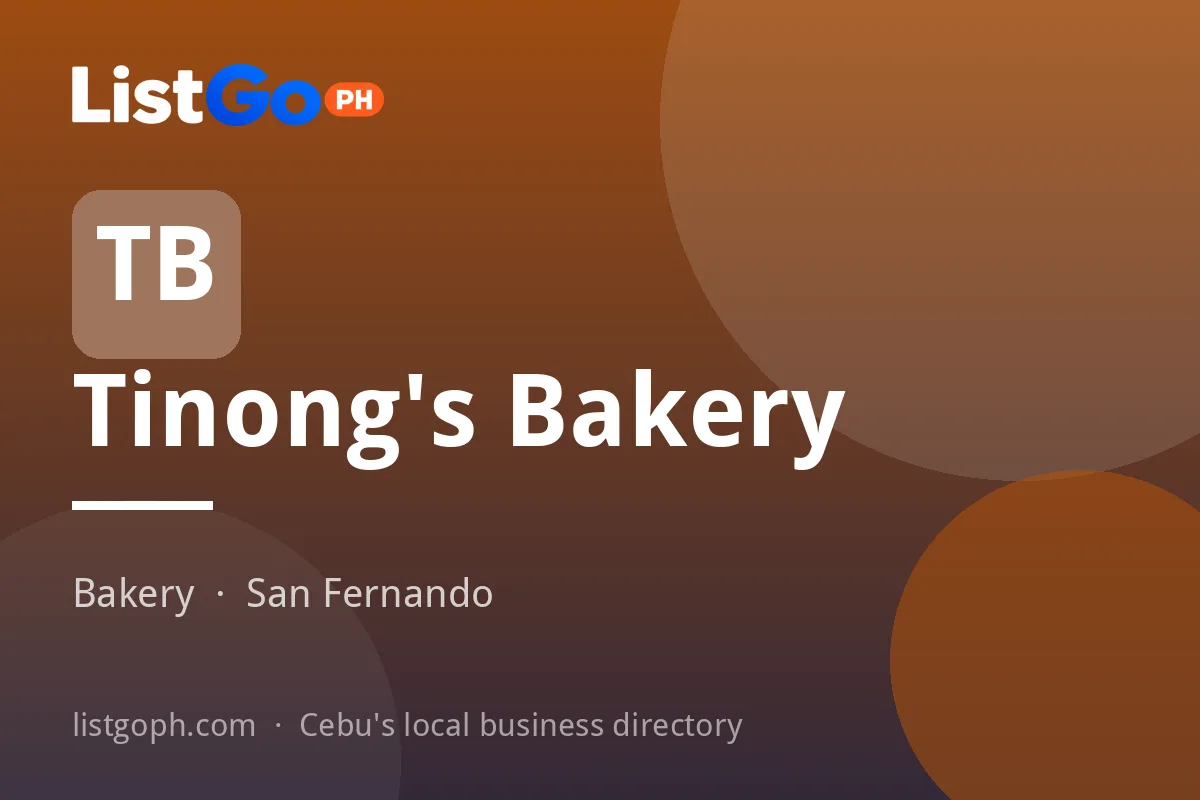 Tinong's Bakery