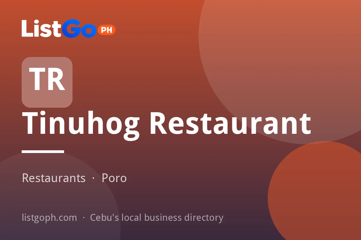 Tinuhog Restaurant