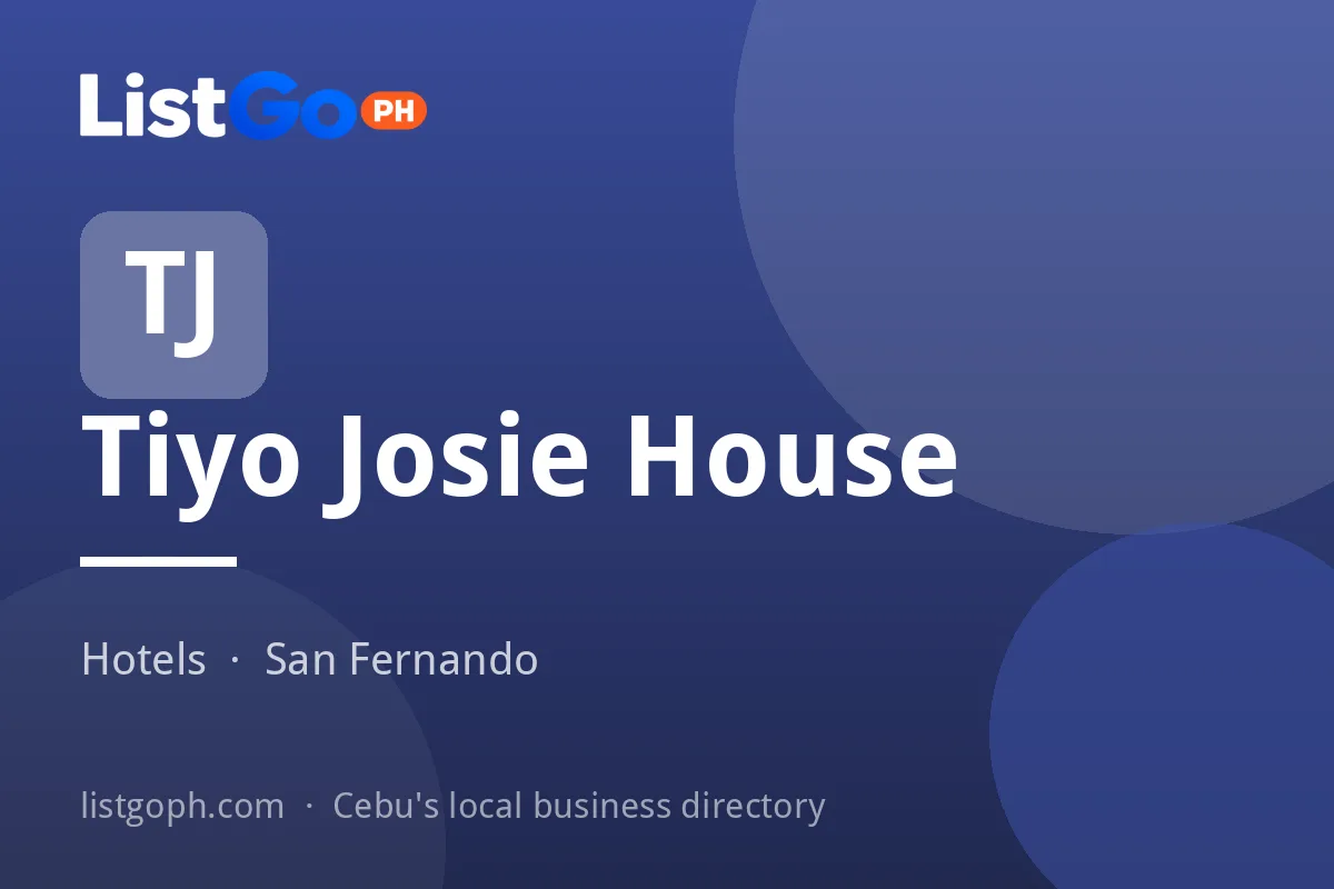 Tiyo Josie House