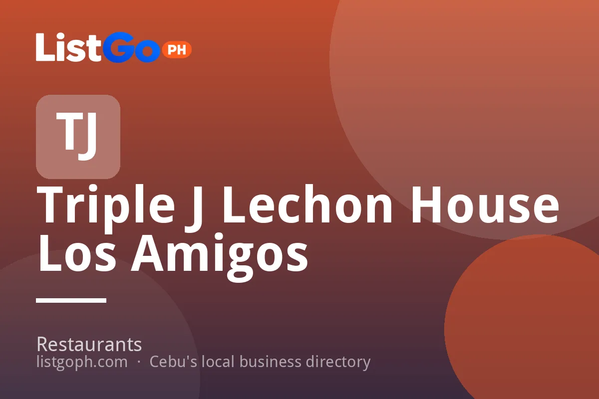 Triple J Lechon House Los Amigos