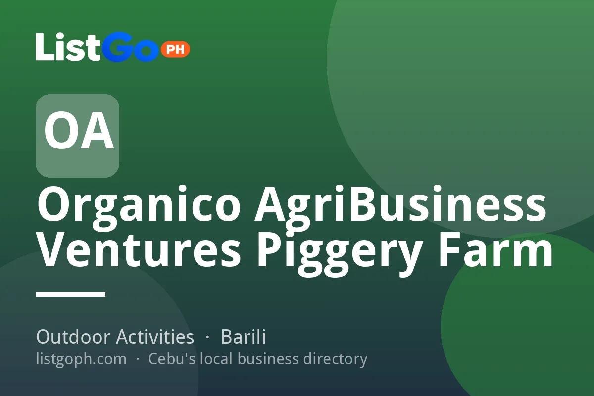 Organico AgriBusiness Ventures Piggery Farm
