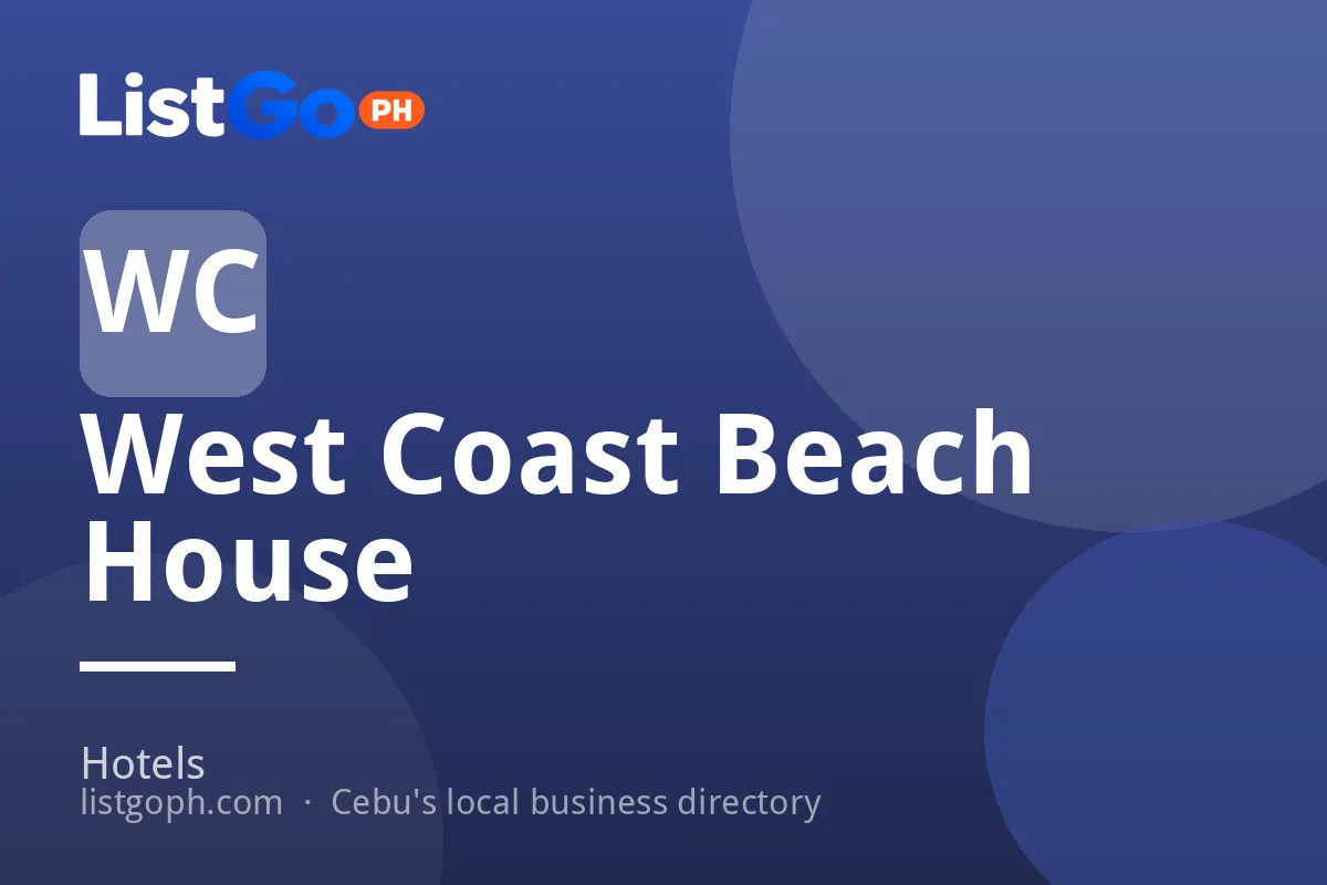 West Coast Beach House