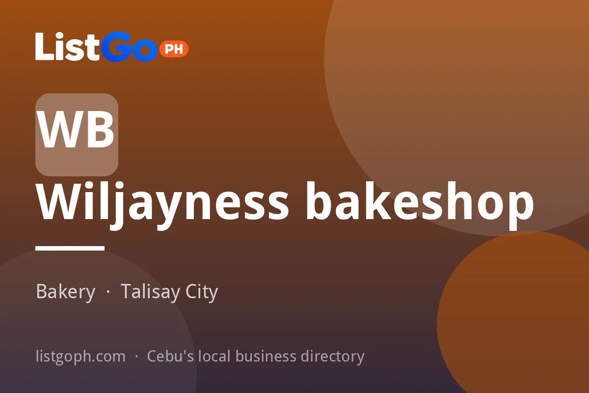 Wiljayness bakeshop