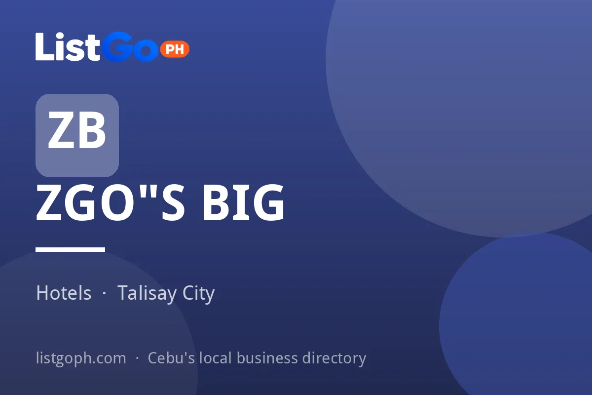 ZGO"S BIG