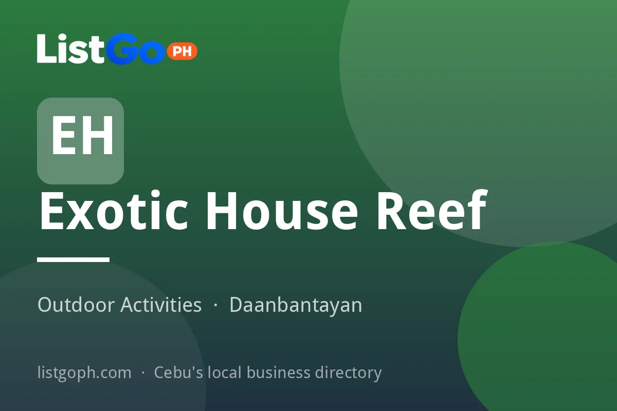 Exotic House Reef