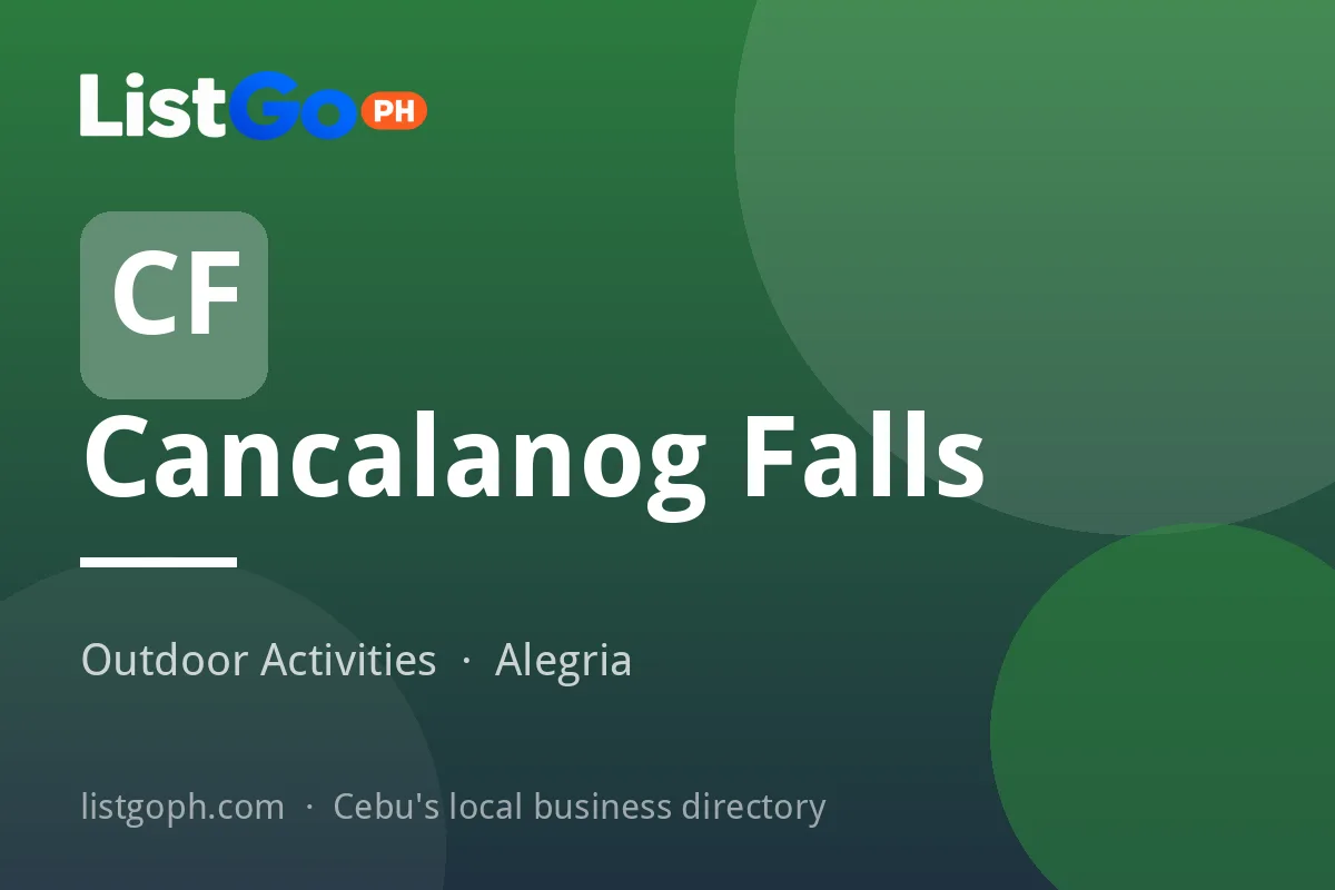 Cancalanog Falls
