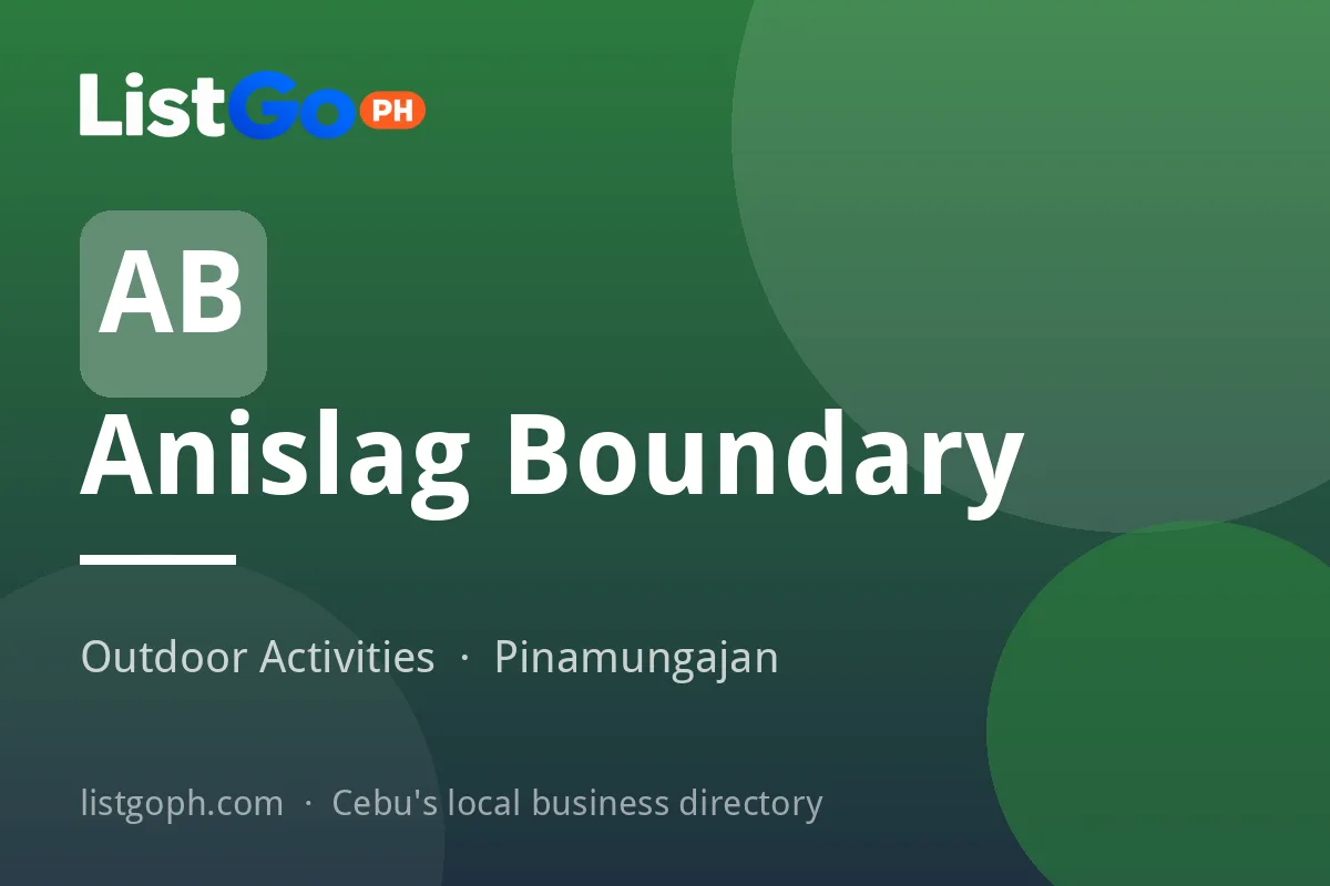 Anislag Boundary