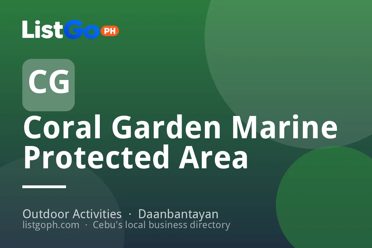 Coral Garden Marine Protected Area