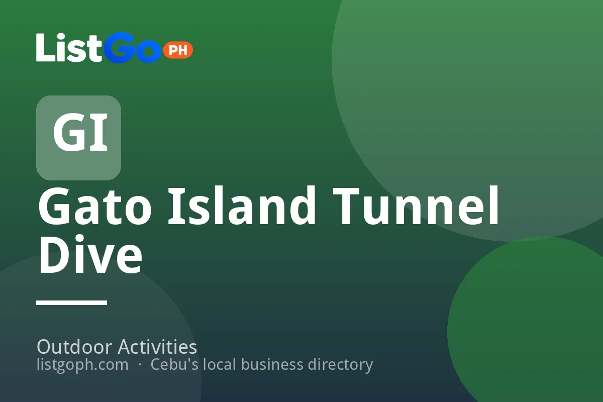 Gato Island Tunnel Dive