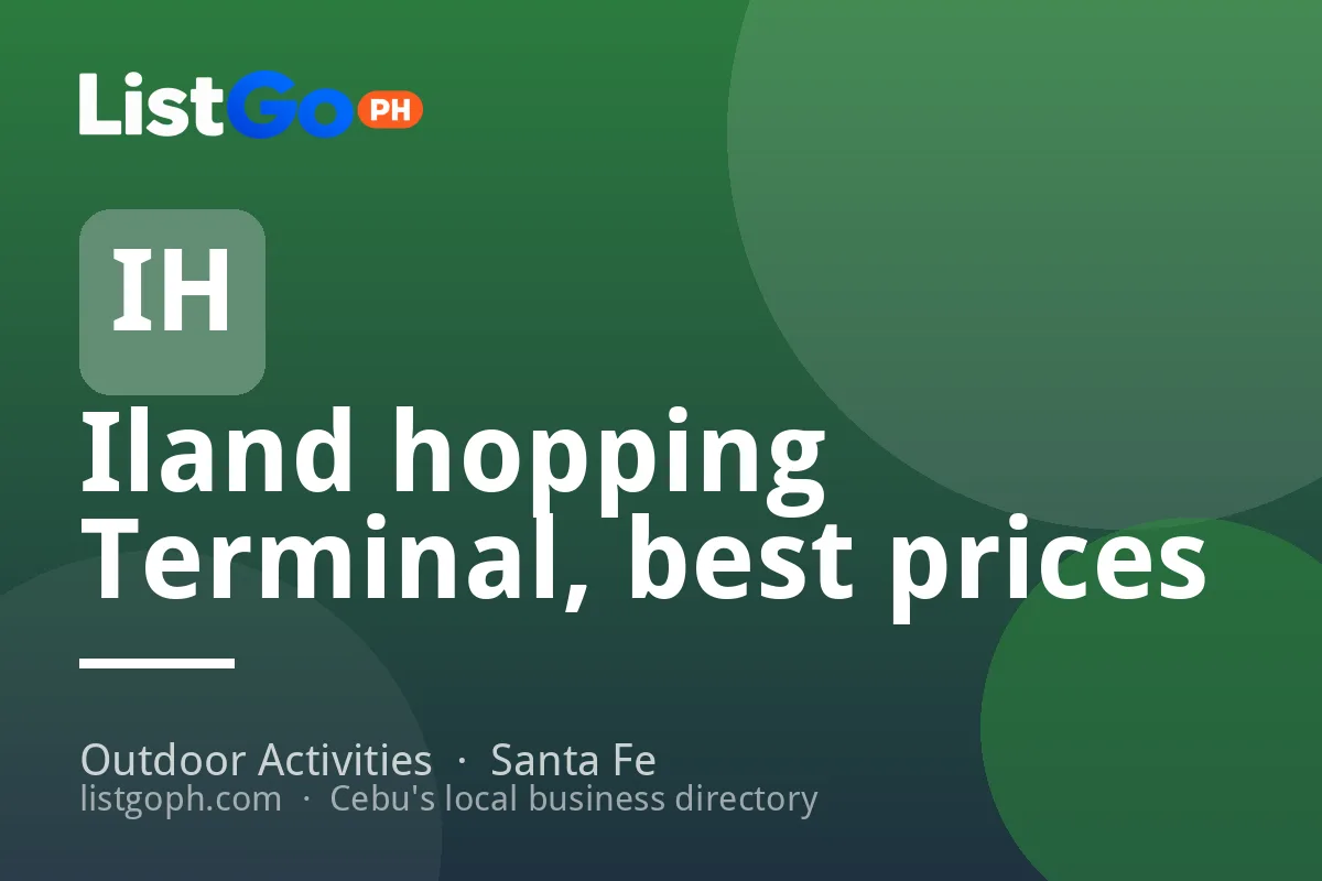 Iland hopping Terminal, best prices