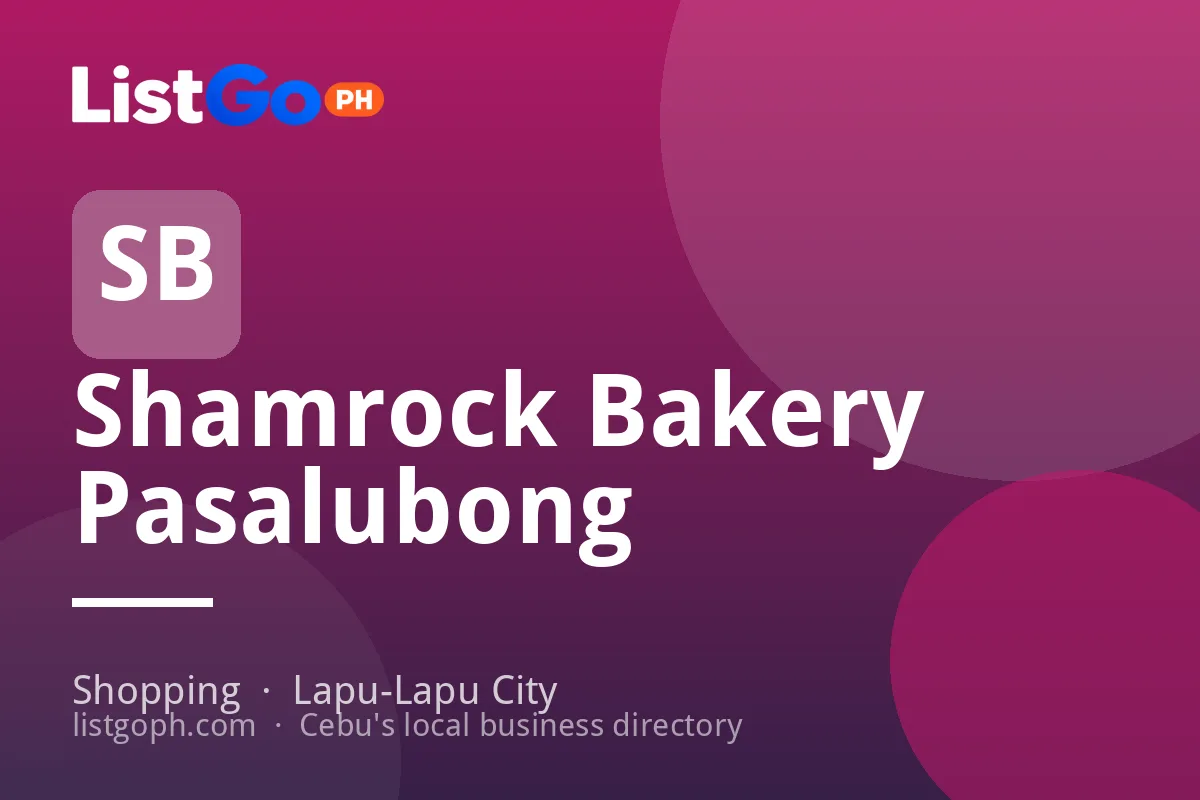 Shamrock Bakery Pasalubong