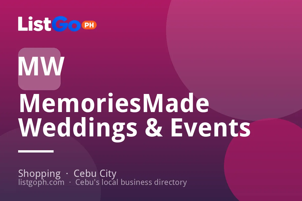 MemoriesMade Weddings & Events