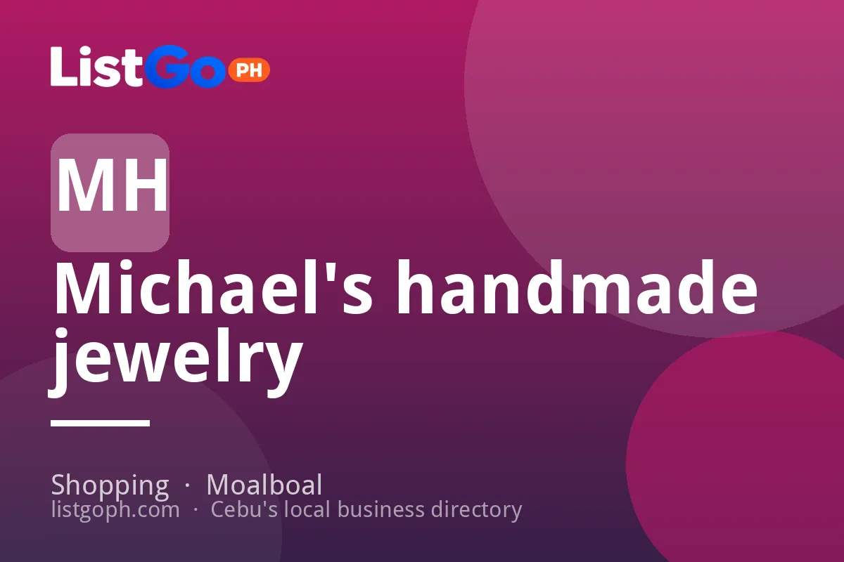 Michael's handmade jewelry