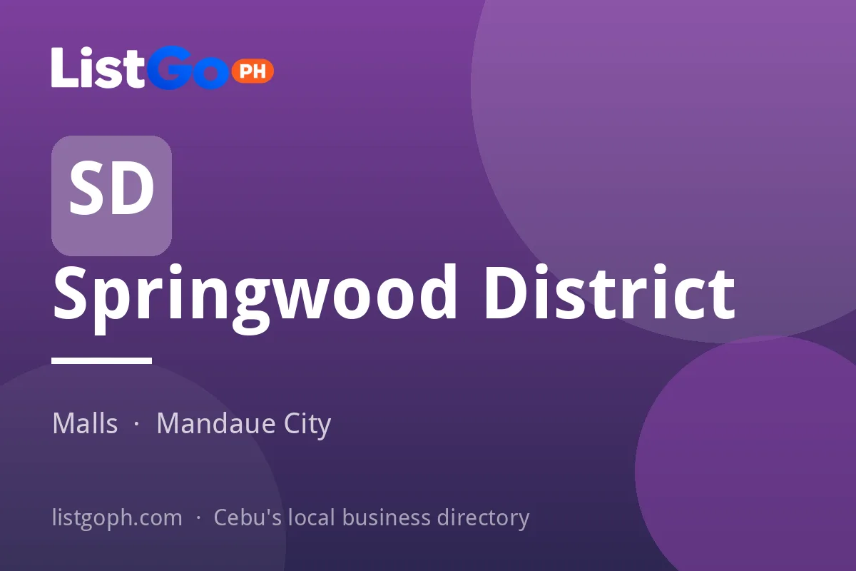 Springwood District