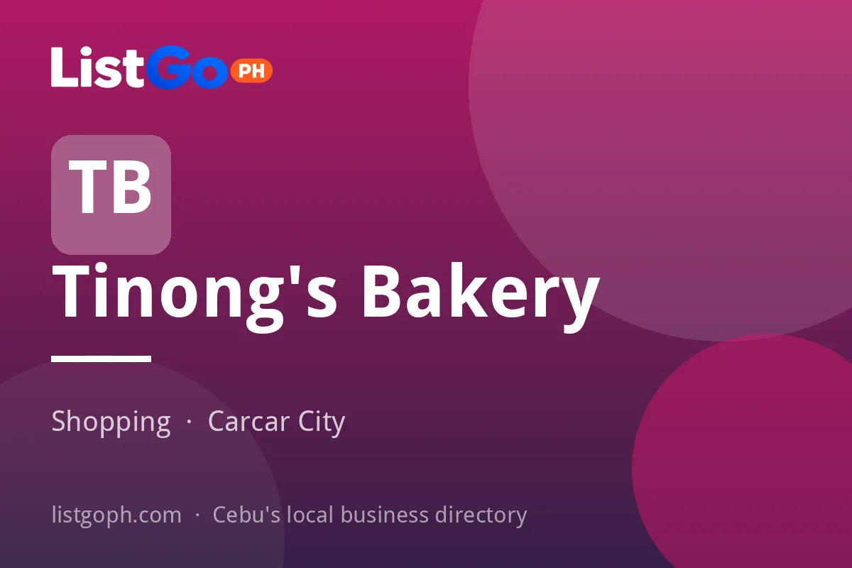 Tinong's Bakery