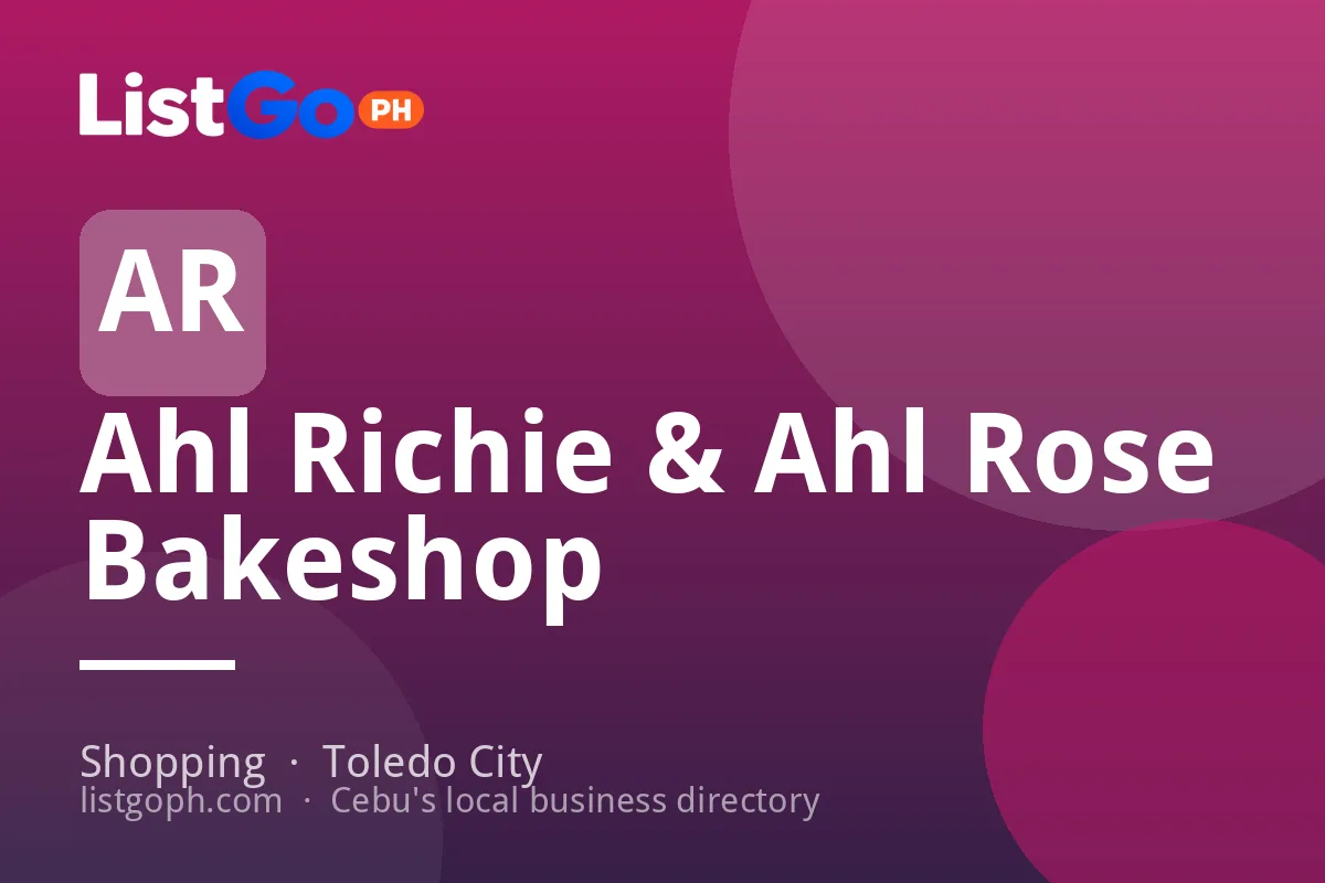Ahl Richie & Ahl Rose Bakeshop