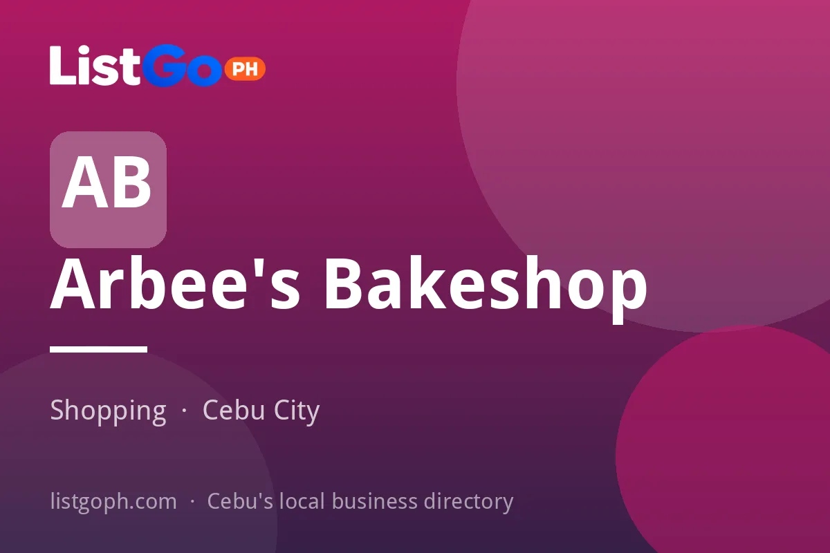 Arbee's Bakeshop