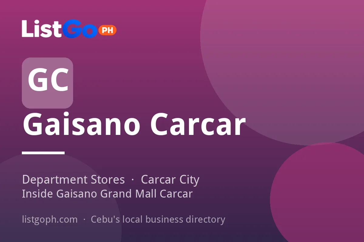 Gaisano Carcar