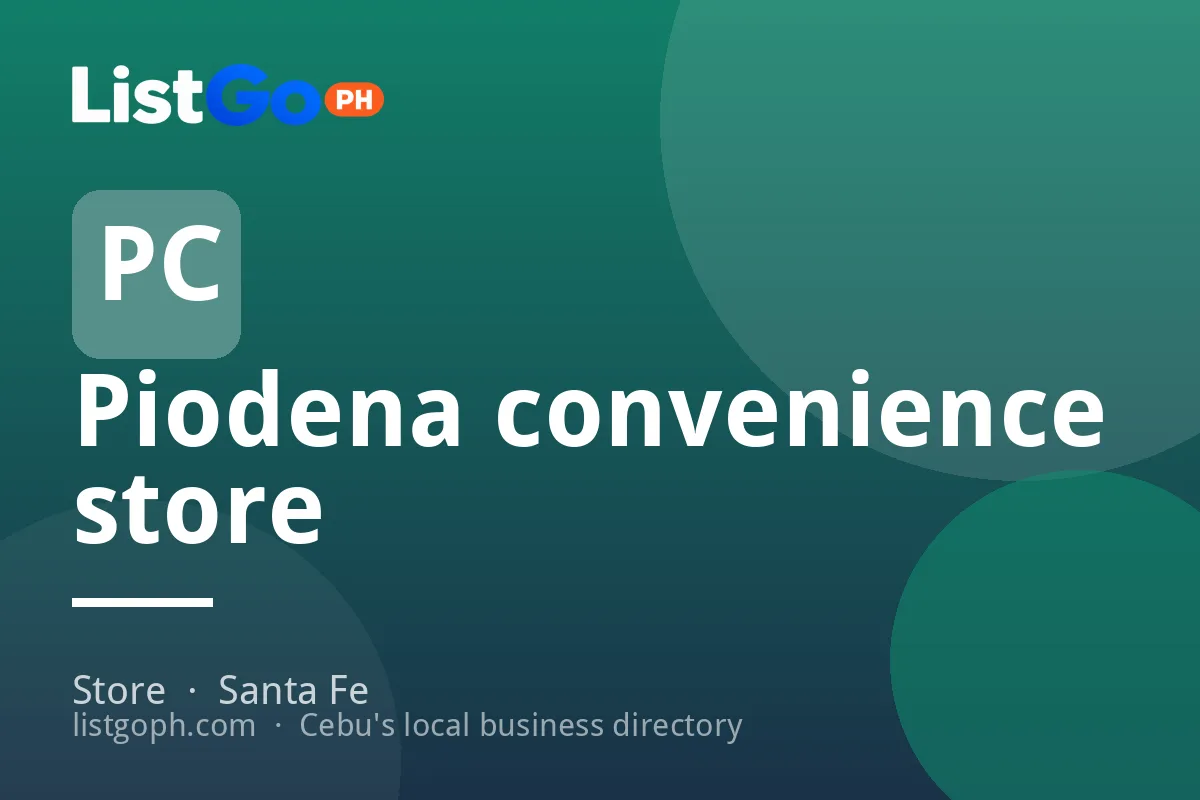Piodena convenience store