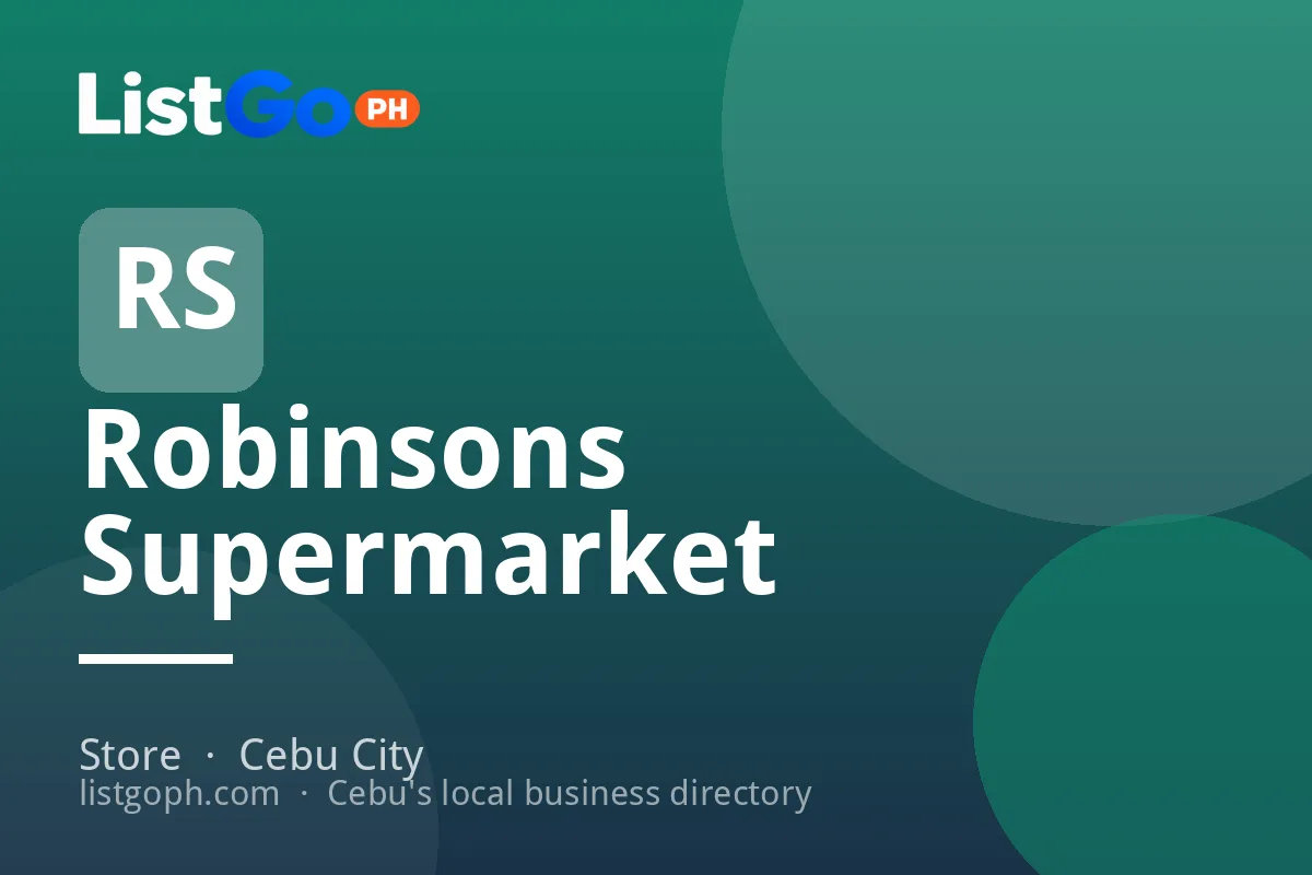 Robinsons Supermarket