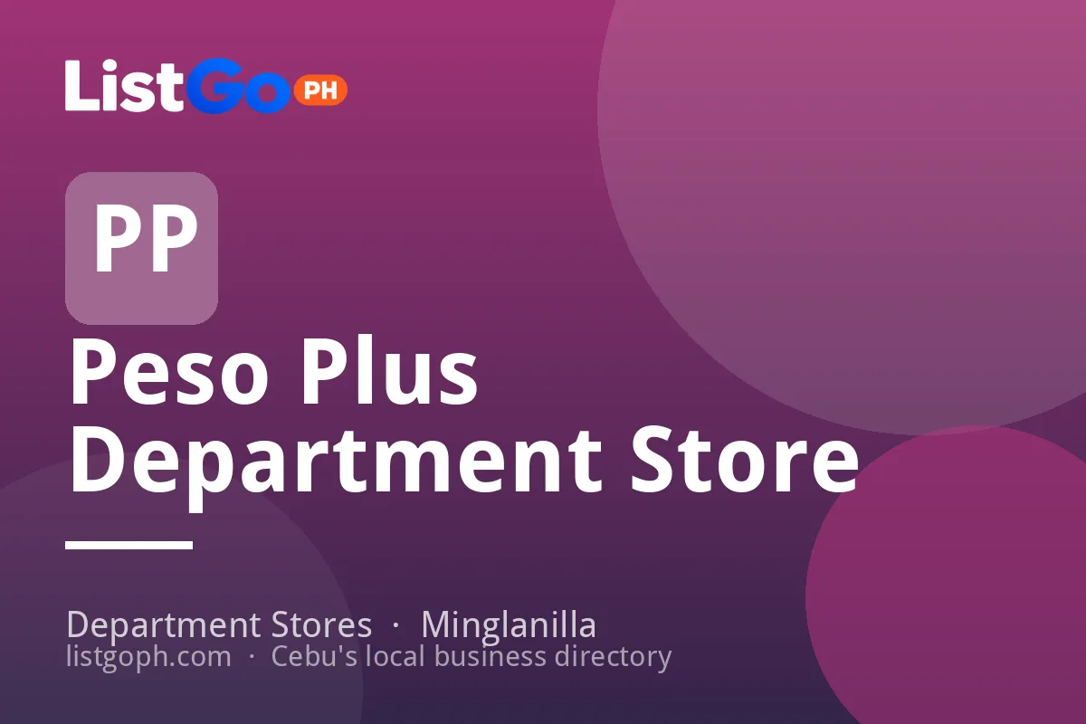 Peso Plus Department Store