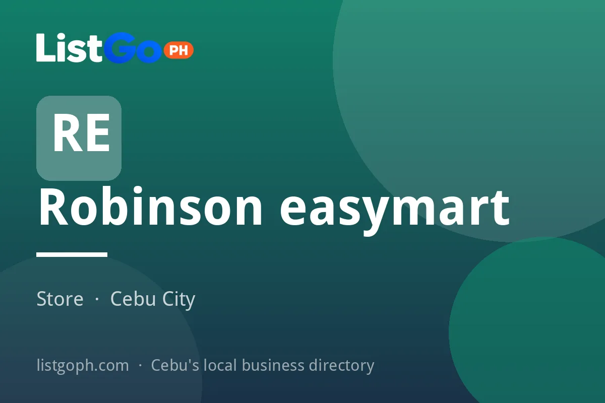 Robinson easymart